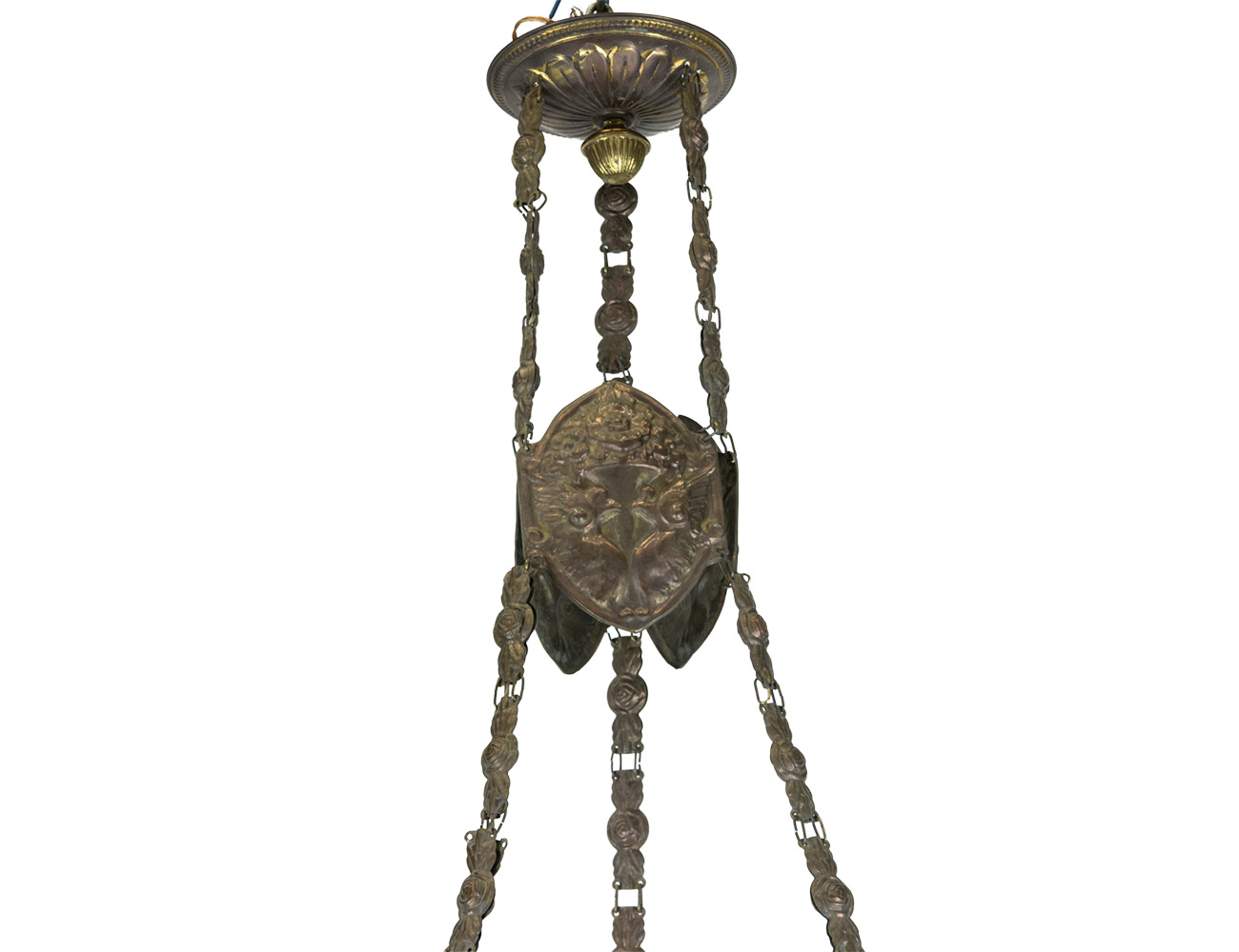 Старинный подвесной светильник
