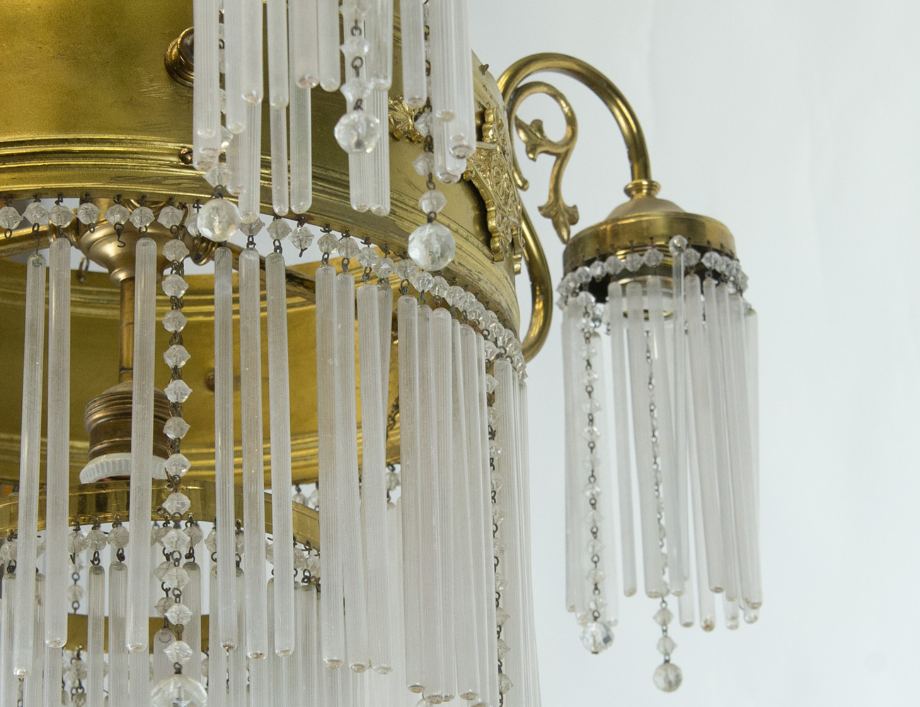 Антикварная люстра, начало 20-го века