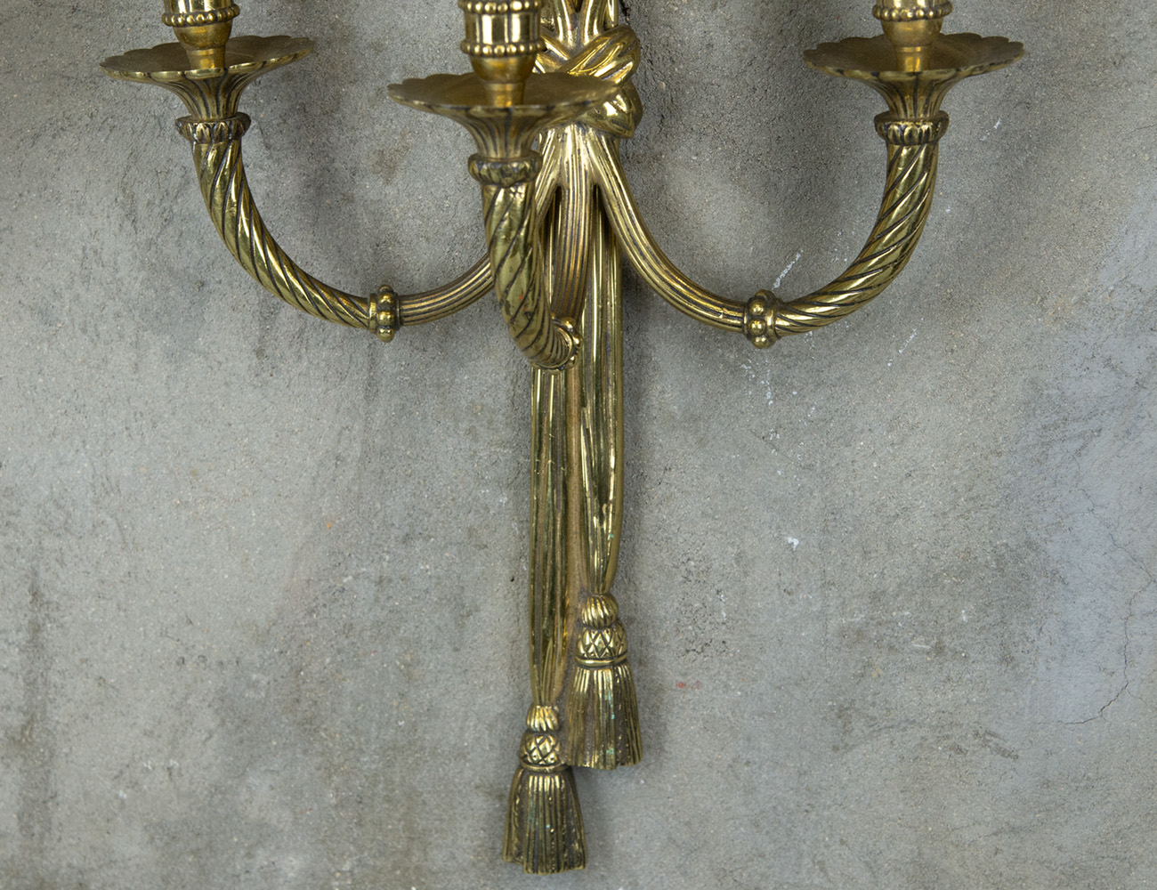 Пара старинных бра «Морской узел»