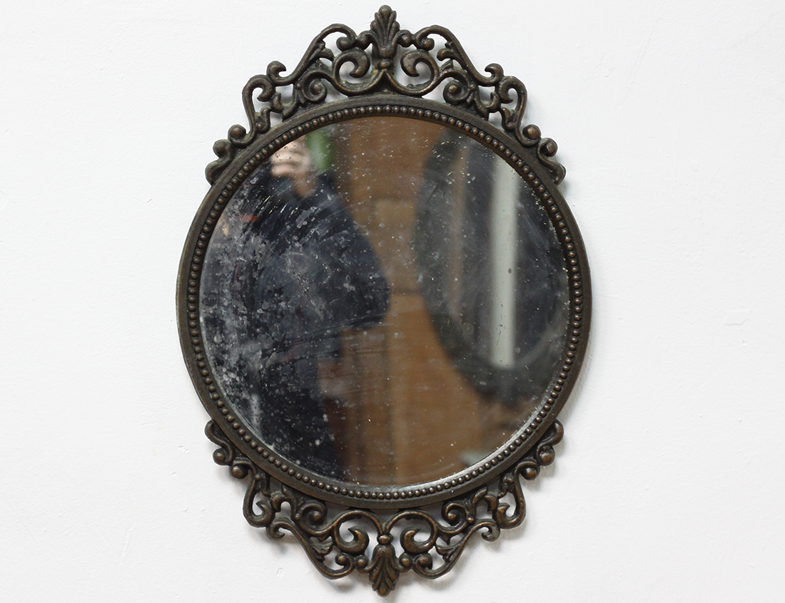 Купить старинное зеркало. Зеркало stilars "веер" 22х39 см. Антикварное зеркало. Старинное зеркало. Старинное металлическое зеркало.