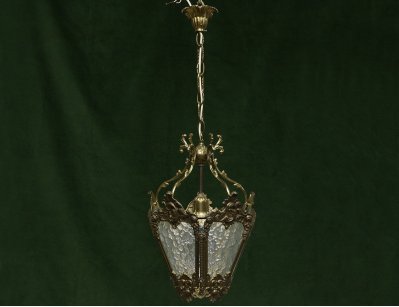 Винтажный бронзовый светильник