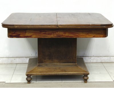  Старинный раздвижной обеденный стол