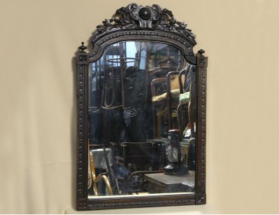 Антикварное резное зеркало 19 века