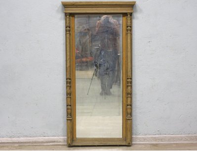 Ореховое зеркало 19 века