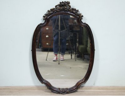 Резное зеркало 19 века