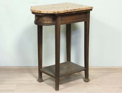 Старинный дубовый самоварный столик