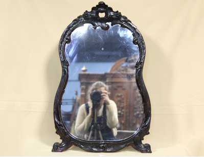 Антикварное настольное зеркало 19 века