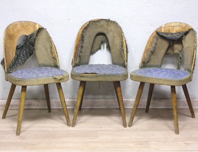 Винтажные чехословацкие стулья