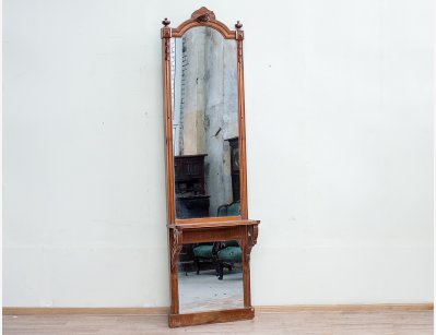 Антикварное простеночное зеркало 