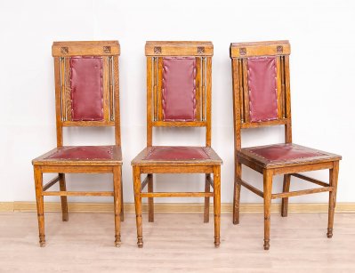 Старинные дубовые стулья модерн