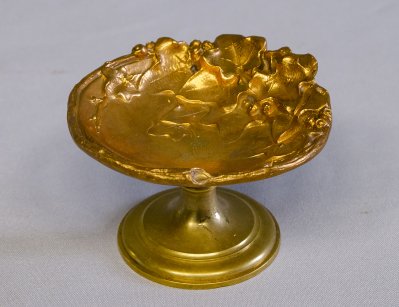 Антикварная бронзовая ваза Лист плюща,  Albert Marionnet 