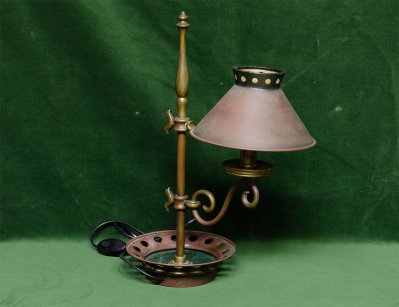 Старинная настольная лампа-ночник