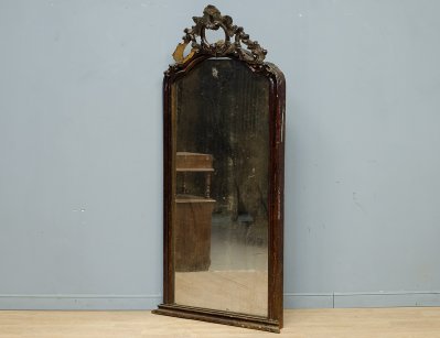 Антикварное резное зеркало 