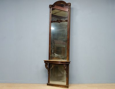 Антикварное простеночное зеркало