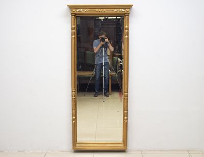 Антикварное ростовое зеркало (после реставрации)