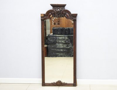 Старинное ростовое зеркало 19 века