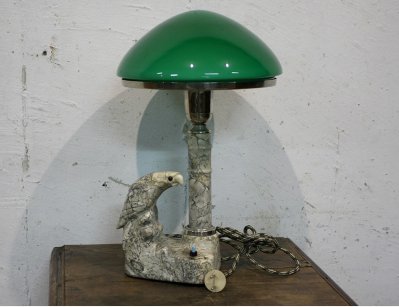 Сталинская настольная лампа с орлом