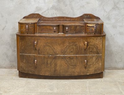 Винтажный ореховый комод