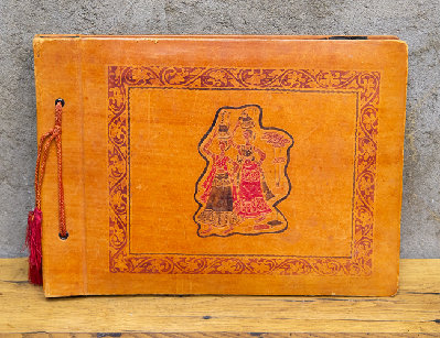 Винтажный индийский фотоальбом