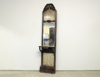 Старинное простеночное зеркало 19в