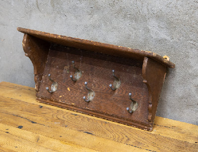 Старинная настенная вешалка