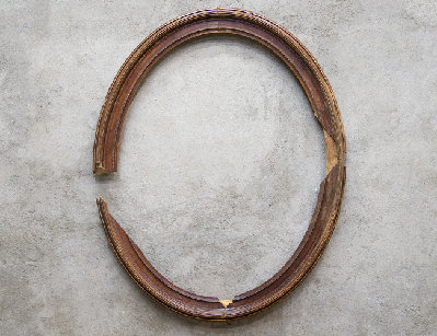 Старинная овальная рама