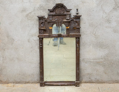 Старинное деревенское зеркало