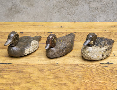 Винтажная охотничья подсадная утка