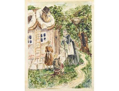 Иллюстрация к сказке Гензель и Гретель