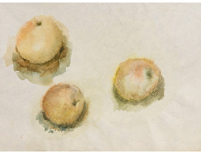 Этюд Яблоки