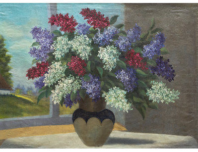 Натюрморт Сирень (после реставрации)