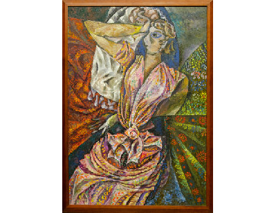 Девушка с платками