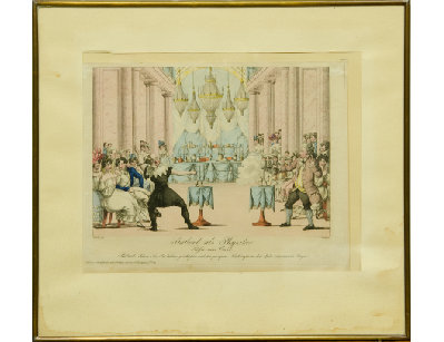 Литография Staberl als Physiker