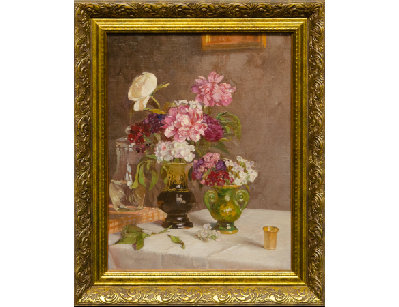 Натюрморт с пионами