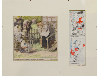 Композиция иллюстраций журнала Крокодил