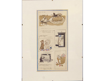 Композиция иллюстраций журнала Крокодил