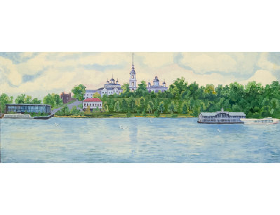 Речной пейзаж, Кинешма