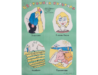 Плакат Цветочная культура