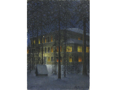 Картина Комарово, 1961г  