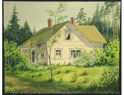 Акварель Репино, 1949г