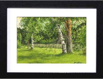 Акварель Ново-Мариинский канал, 1936г