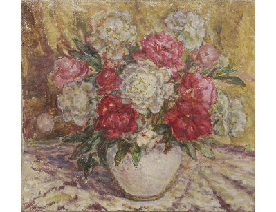 Натюрморт с пионами