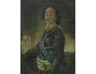 Петр I в доспехах