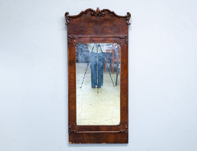Старинное настенное зеркало 19 века