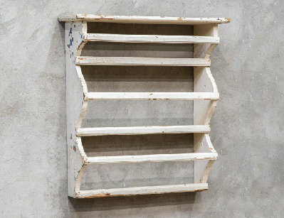 Старинная деревенская кухонная полка