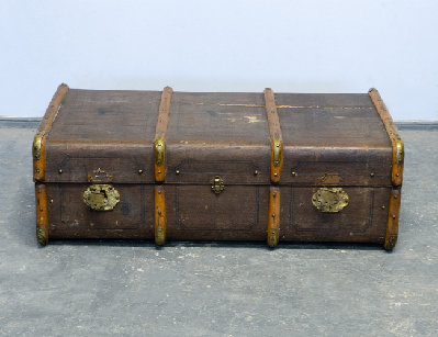 Старинный дорожный кофр Rudolf Tams