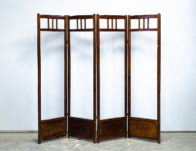 Старинная ширма