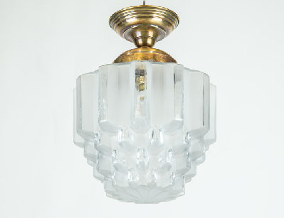 Старинный светильник небоскрёб, Ар-деко