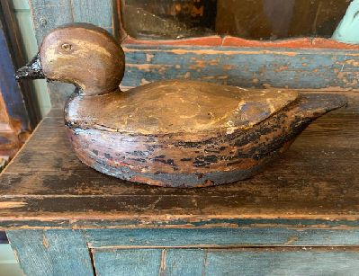 Винтажная охотничья подсадная утка