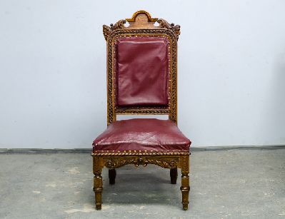 Антикварный дубовый кабинетный стул